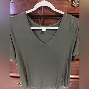 Old Navy green short sleeve top, size 2x